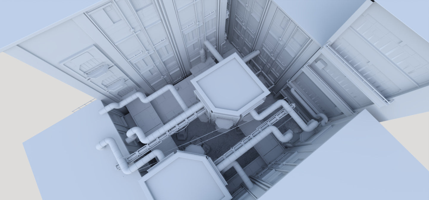 Cyberpunk Shattered Neon - DAZ Studio