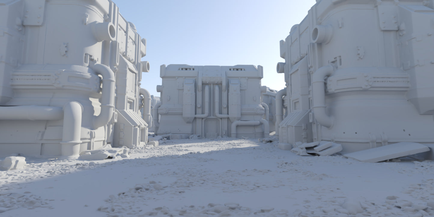 Cyberpunk Square - DAZ Studio