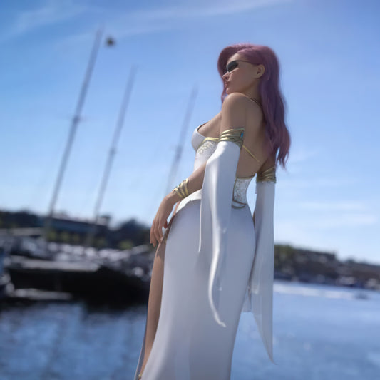 3D Photo Scenes - Stockholm Marina - DAZ Studio - Legacy Set - Dreamlight 3D Store