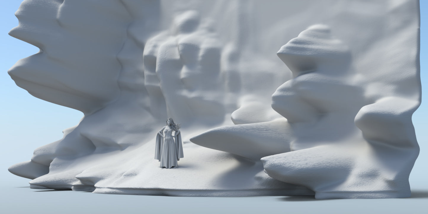 2.5D Scenes - Waterfall 2 - DAZ Studio - Dreamlight 3D Store