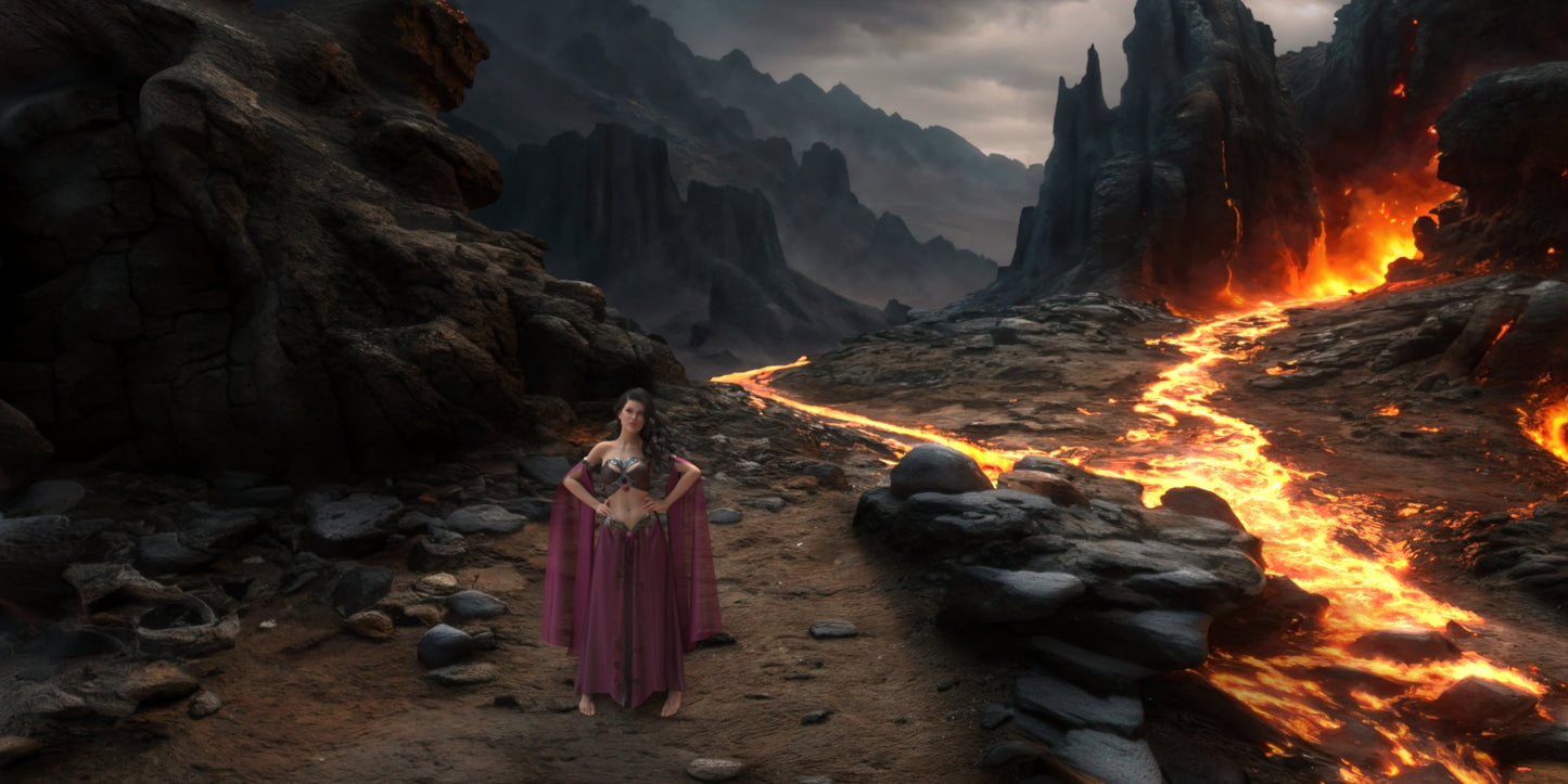 2.5D Scenes - Lava Fields 2 - DAZ Studio - Dreamlight 3D Store