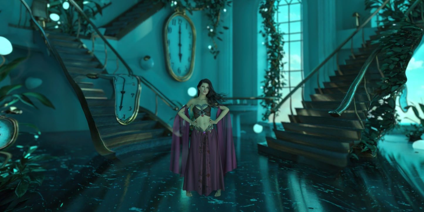 2.5D Scenes - Surreal Room 1 - DAZ Studio - Dreamlight 3D Store