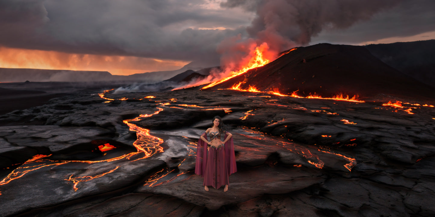 2.5D Scenes - Lava Fields 1 - DAZ Studio - Dreamlight 3D Store