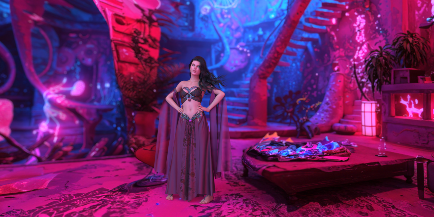 2.5D Scenes - Surreal Room 2 - DAZ Studio - Dreamlight 3D Store