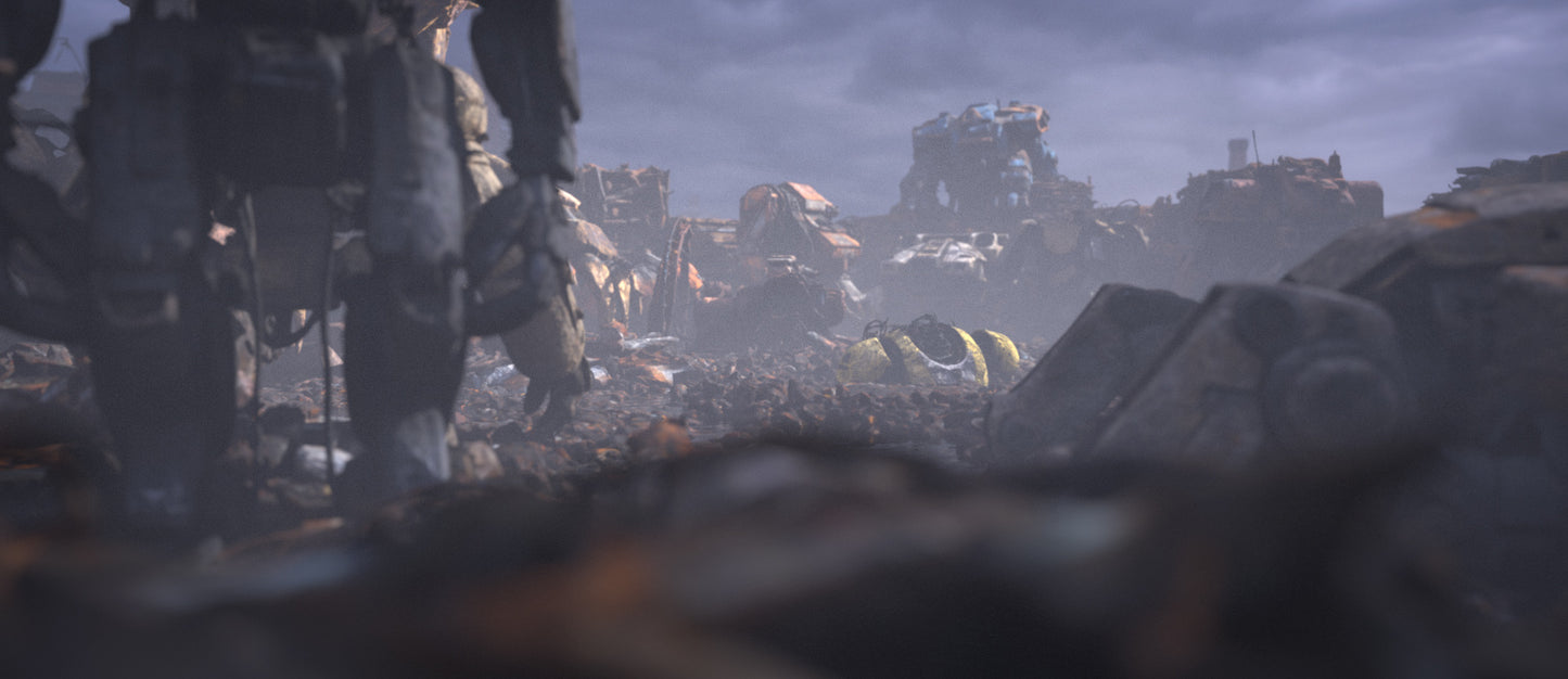 Mech Scrap Yard - DAZ Studio - Dreamlight 3D Store