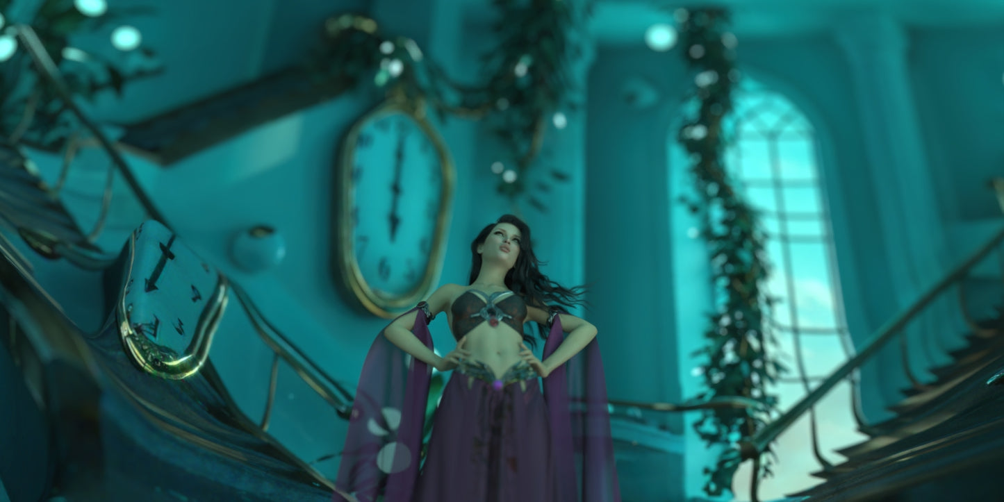 2.5D Scenes - Surreal Room 1 - DAZ Studio - Dreamlight 3D Store