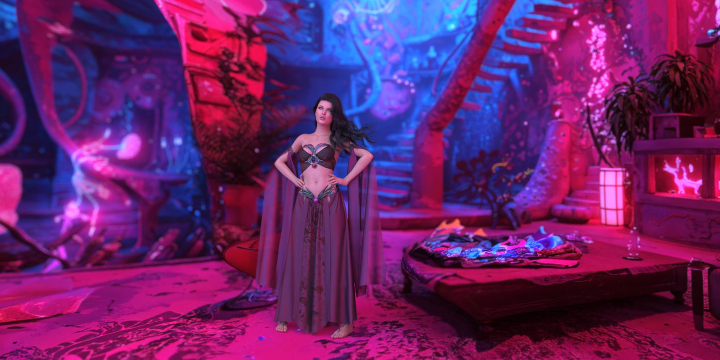 2.5D Scenes - Surreal Room 2 - DAZ Studio - Dreamlight 3D Store