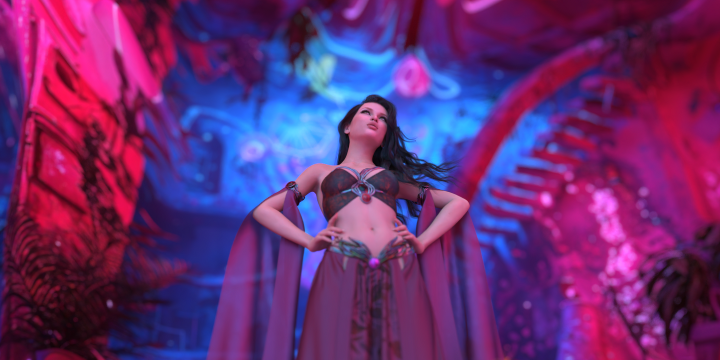 2.5D Scenes - Surreal Room 2 - DAZ Studio - Dreamlight 3D Store