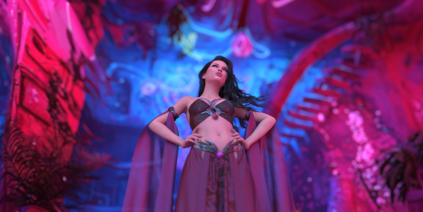 2.5D Scenes - Surreal Room 2 - DAZ Studio - Dreamlight 3D Store