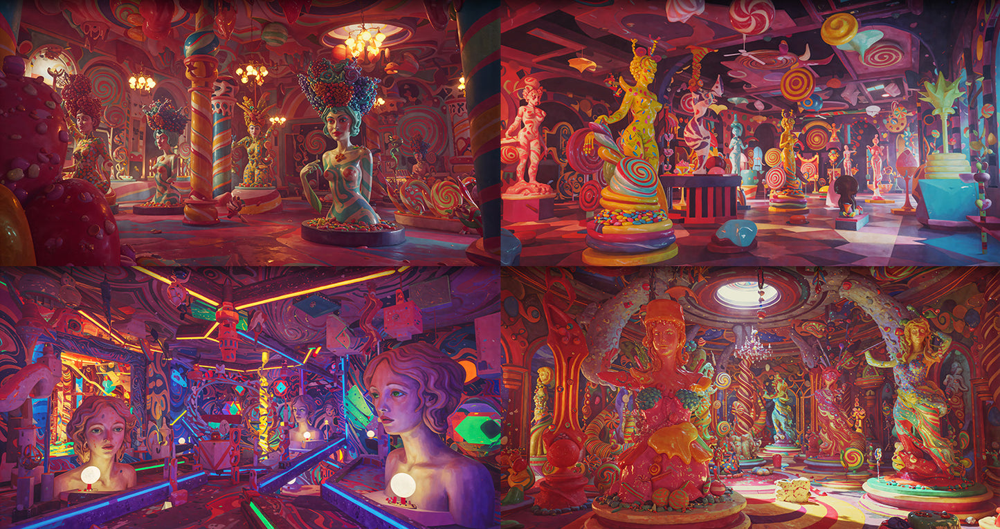 Photo Backgrounds - Surreal 5-in-1 Bundle - DAZ Studio - Dreamlight 3D Store