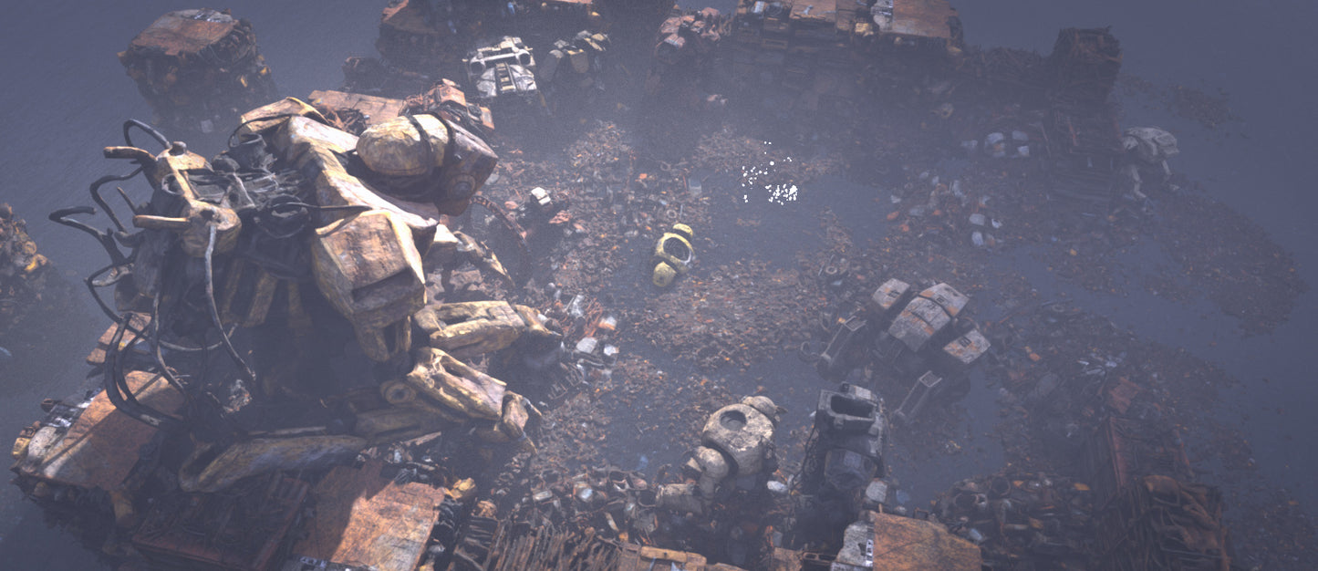 Mech Scrap Yard - DAZ Studio - Dreamlight 3D Store