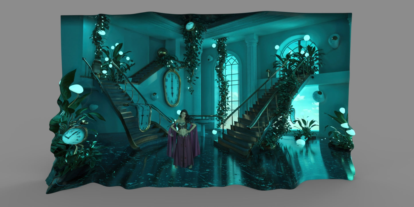 2.5D Scenes - Surreal Room 1 - DAZ Studio - Dreamlight 3D Store