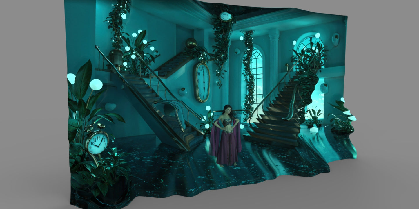 2.5D Scenes - Surreal Room 1 - DAZ Studio - Dreamlight 3D Store