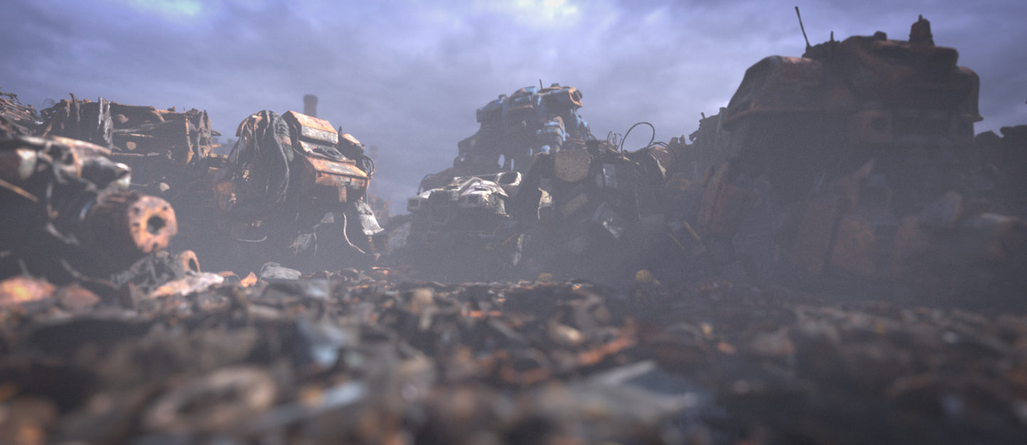 Mech Scrap Yard - DAZ Studio - Dreamlight 3D Store