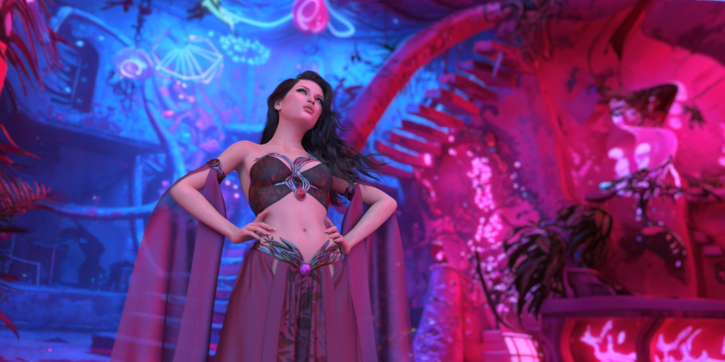 2.5D Scenes - Surreal Room 2 - DAZ Studio - Dreamlight 3D Store