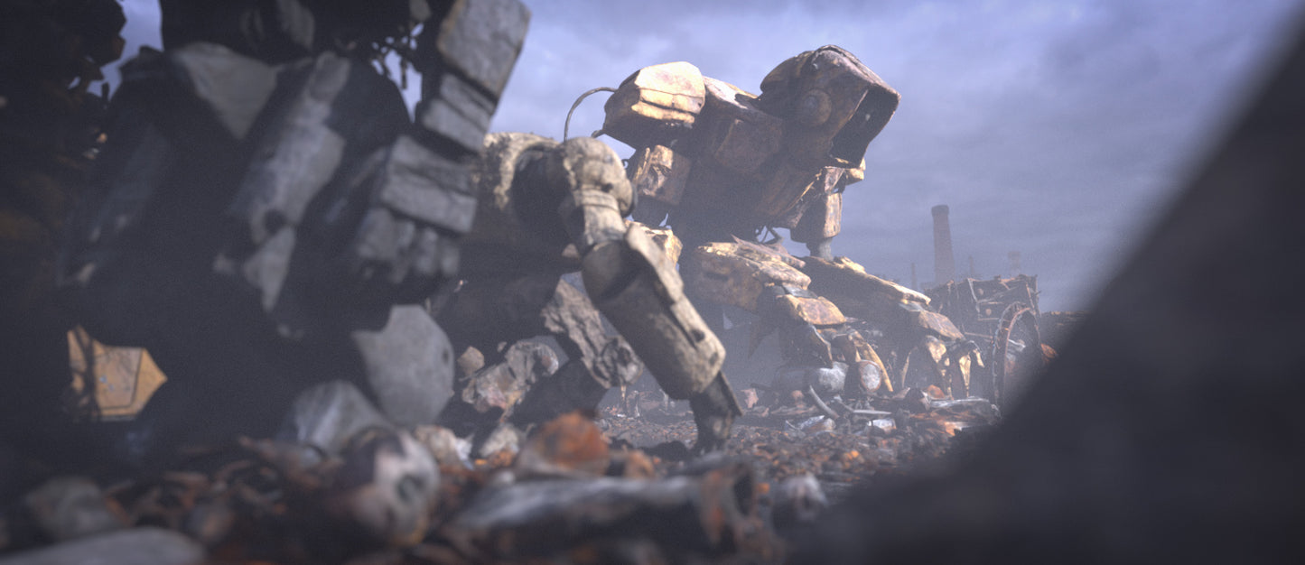 Mech Scrap Yard - DAZ Studio - Dreamlight 3D Store