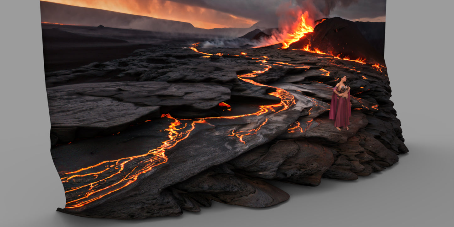 2.5D Scenes - Lava Fields 1 - DAZ Studio - Dreamlight 3D Store