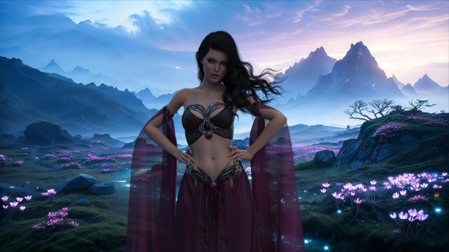 Video Backgrounds - Ethereal Landscape 1 - DAZ Studio - Dreamlight 3D Store