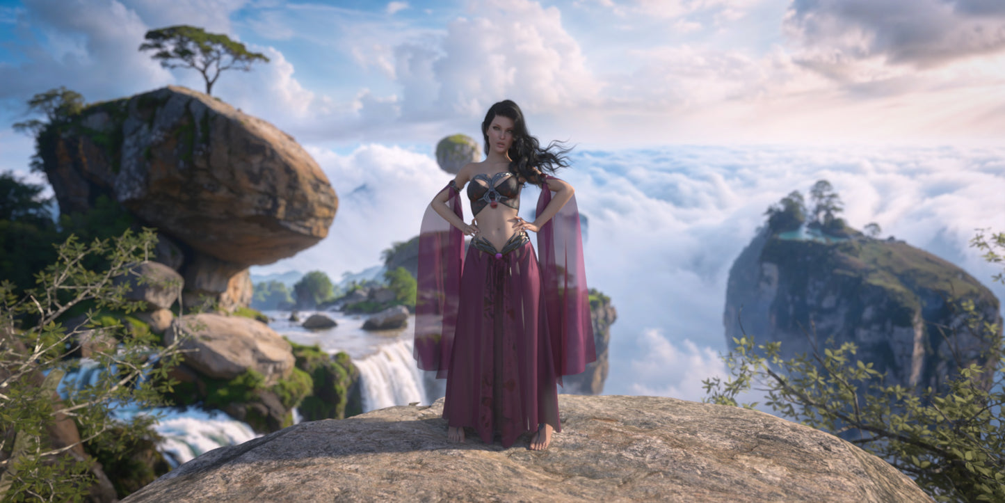 Magical Backgrounds 2 Floating Islands - DAZ Studio