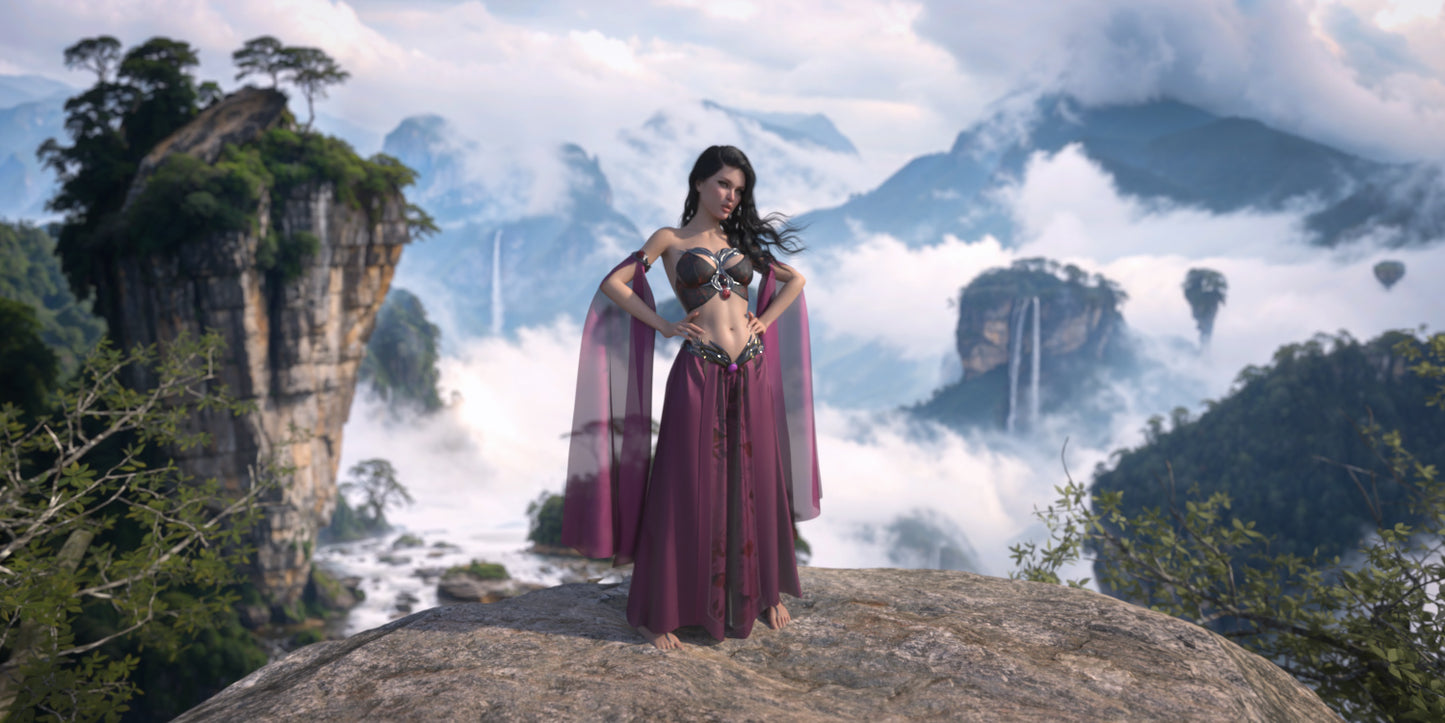 Magical Backgrounds 2 Floating Islands - DAZ Studio