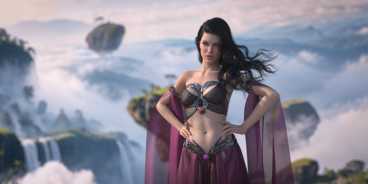Magical Backgrounds 2 Floating Islands - DAZ Studio