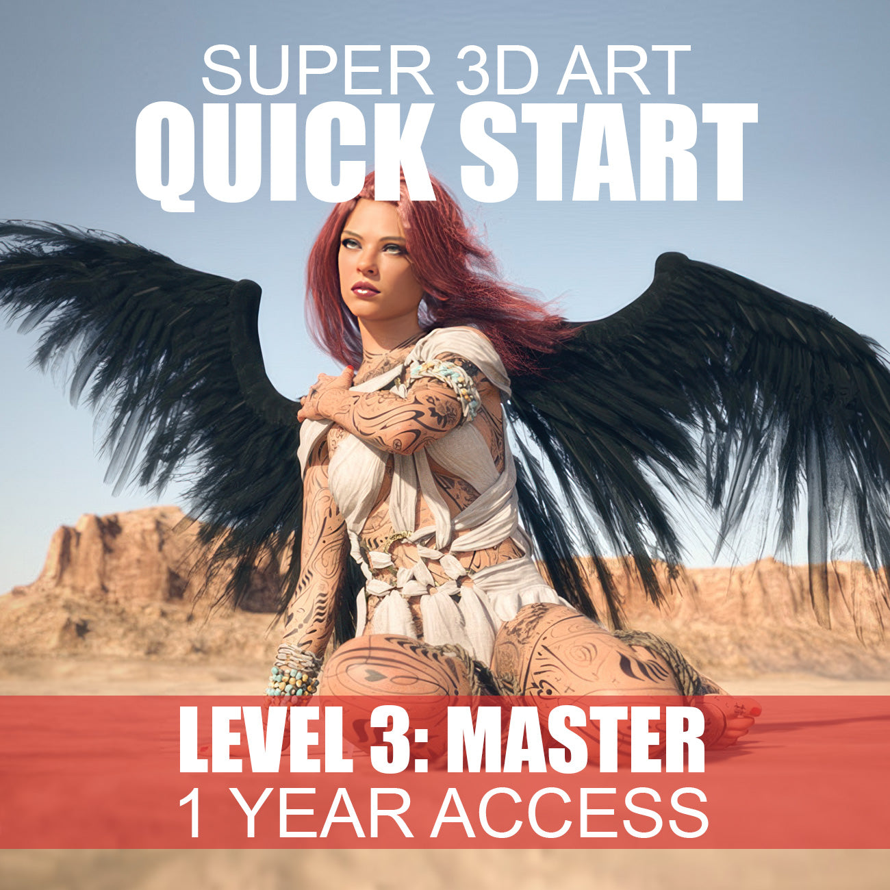 Super 3D Art Quick Start - Level 3 - Master Membership - 1 Year Access - DAZ Studio Video Tutorials - Dreamlight 3D Store
