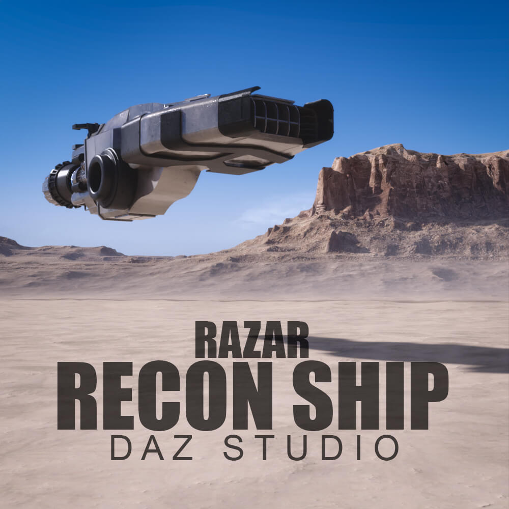 Razar Recon Ship - DAZ Studio - Dreamlight 3D Store