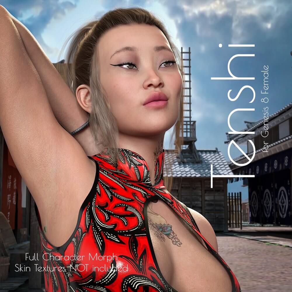 Tenshi - Genesis 8 Female Morph - DAZ Studio - Dreamlight 3D Store