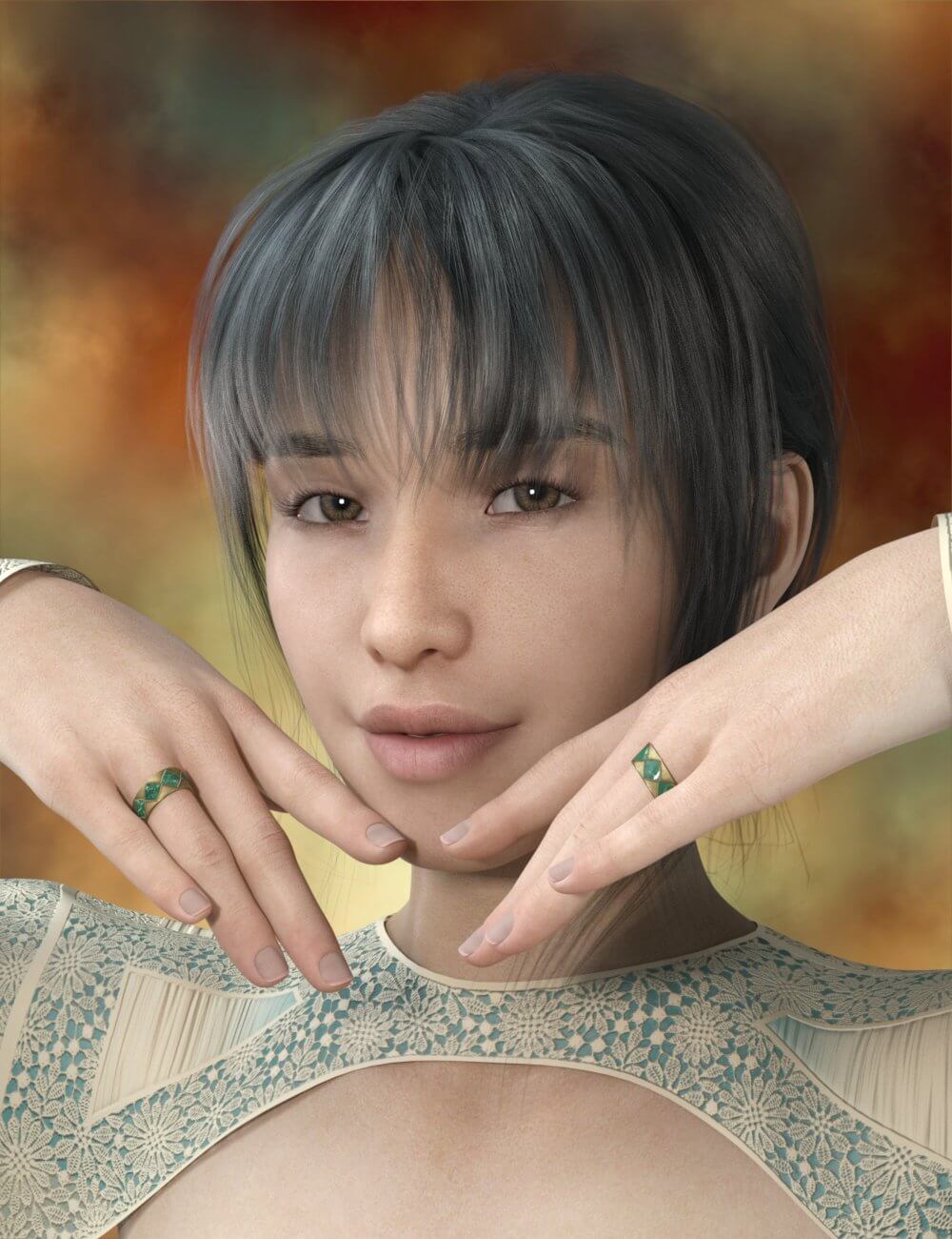 Chantou - Genesis 8 Female Character - DAZ Studio - Dreamlight 3D Store