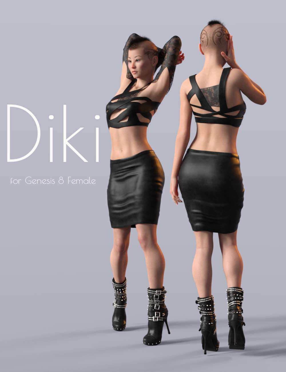 Diki - Genesis 8 Female Character - DAZ Studio - Dreamlight 3D Store