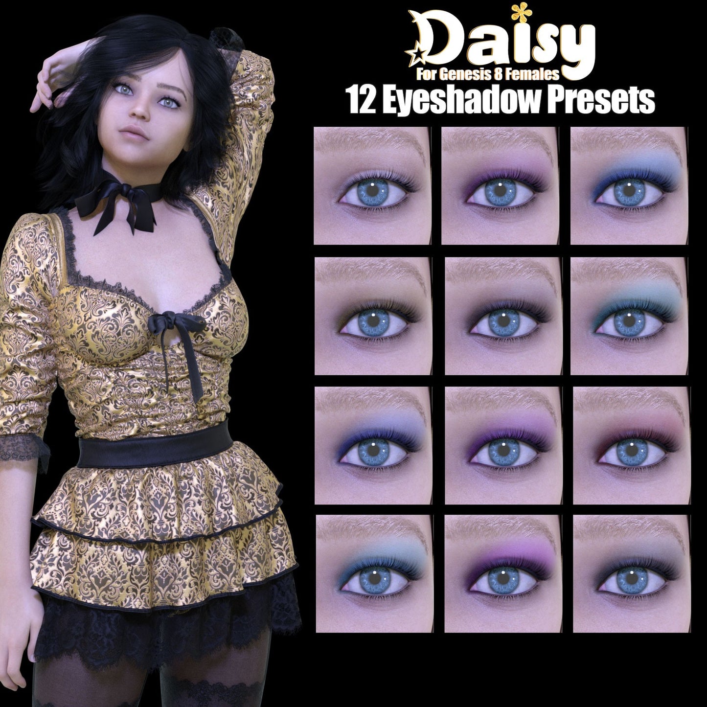 3DL Daisy - Genesis 8 Female Character - DAZ Studio