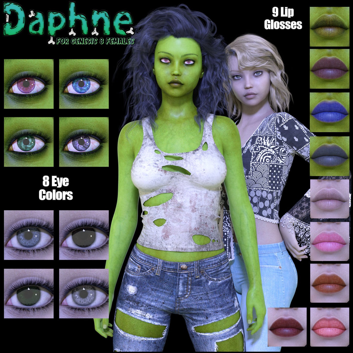 3DL Daphne - Genesis 8 Female Character