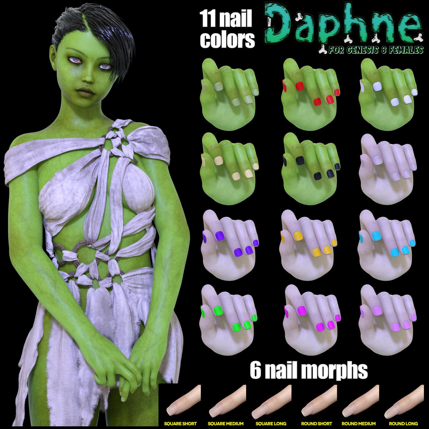 3DL Daphne - Genesis 8 Female Character