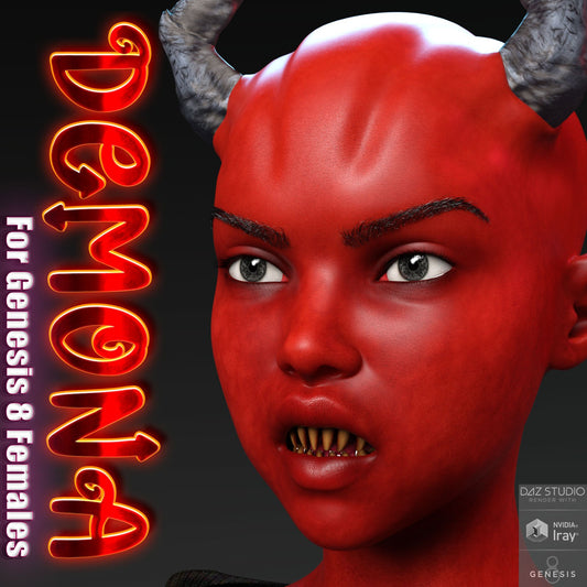 3DL Hween Demona - Genesis 8 Female Character