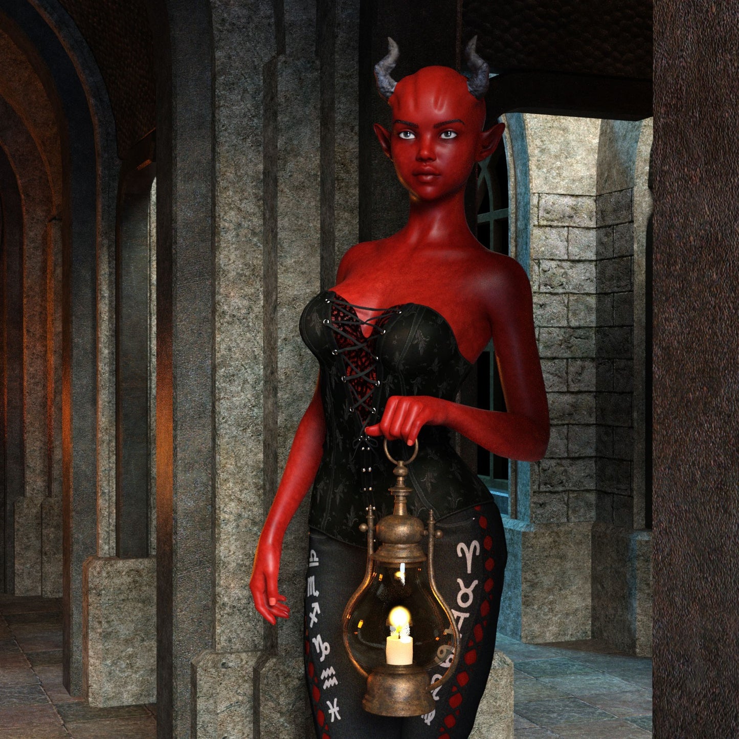 3DL Hween Demona - Genesis 8 Female Character