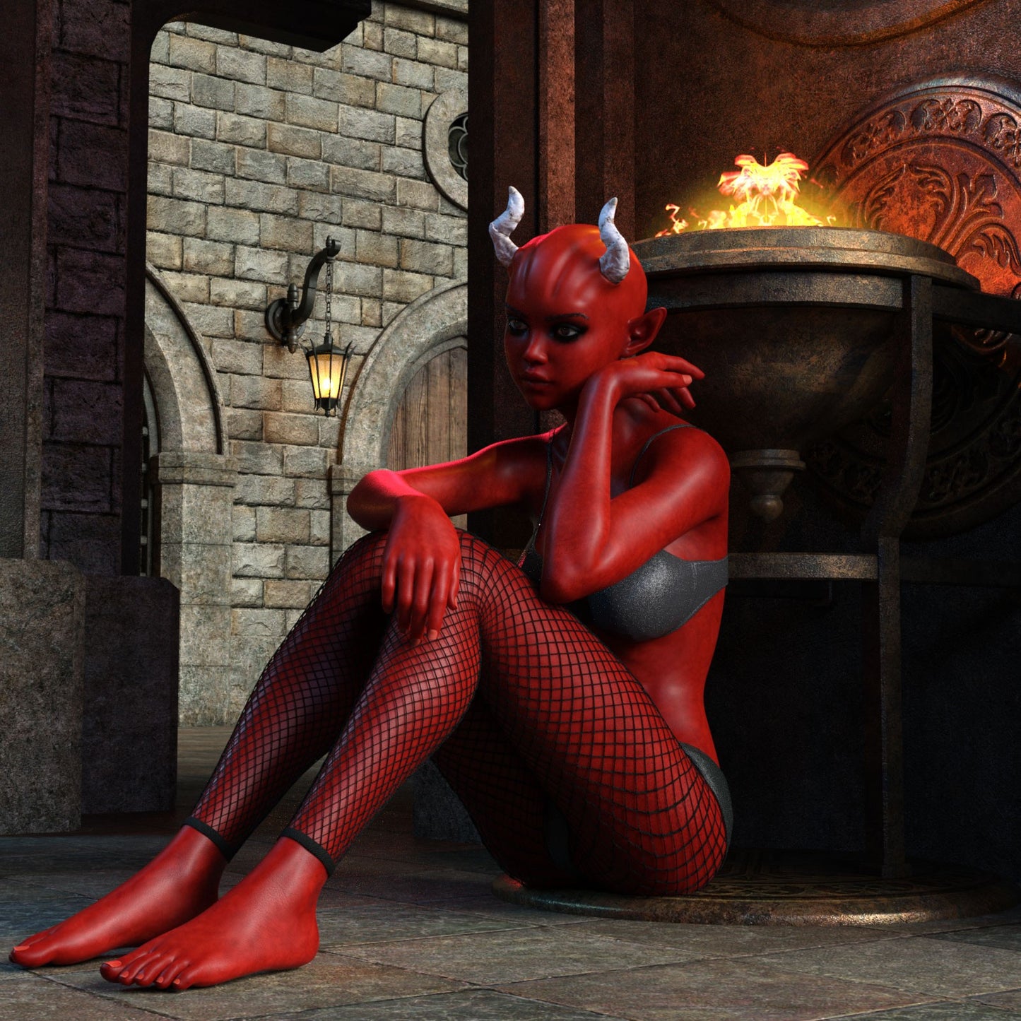 3DL Hween Demona - Genesis 8 Female Character