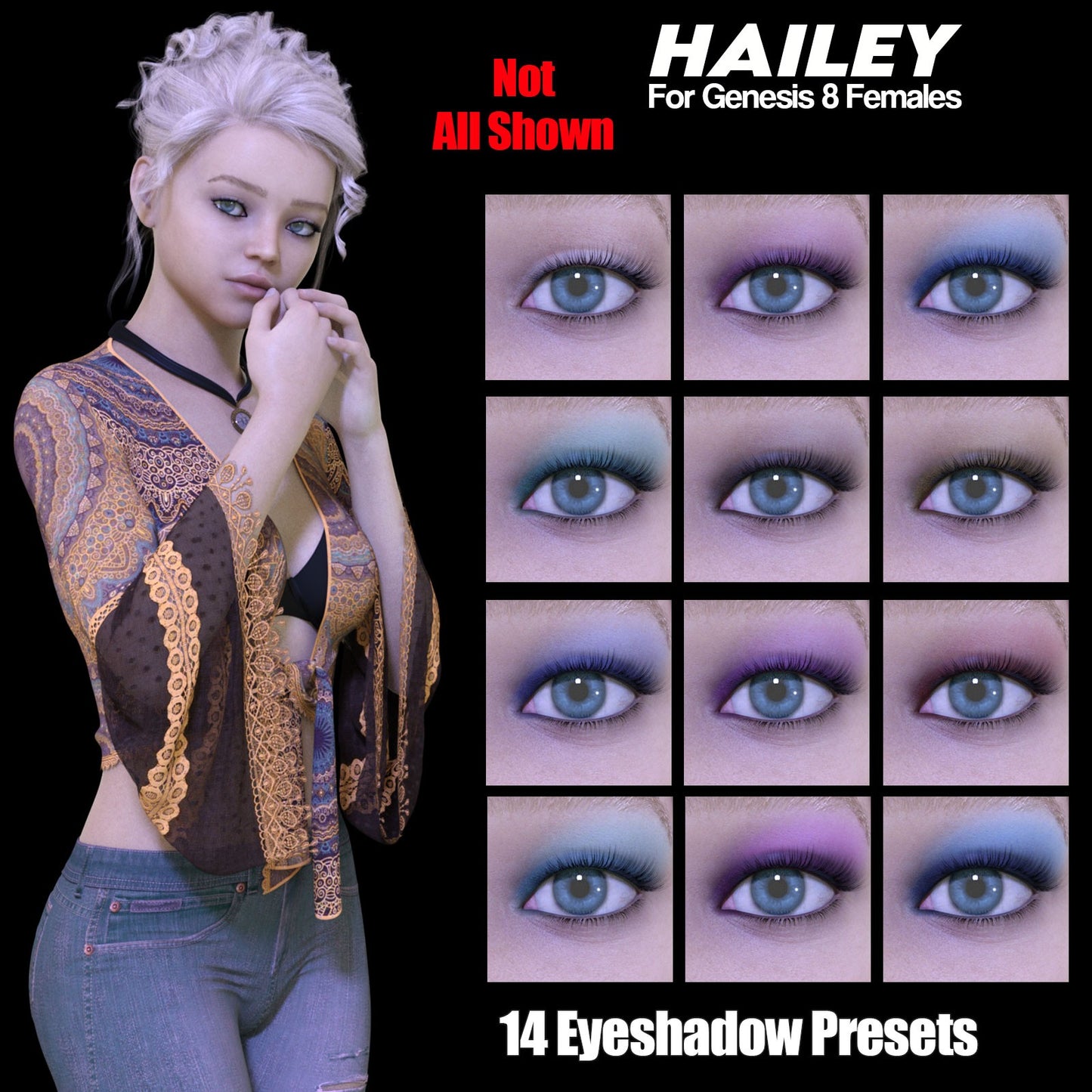 3DL Hailey - Genesis 8 Female Character - DAZ Studio