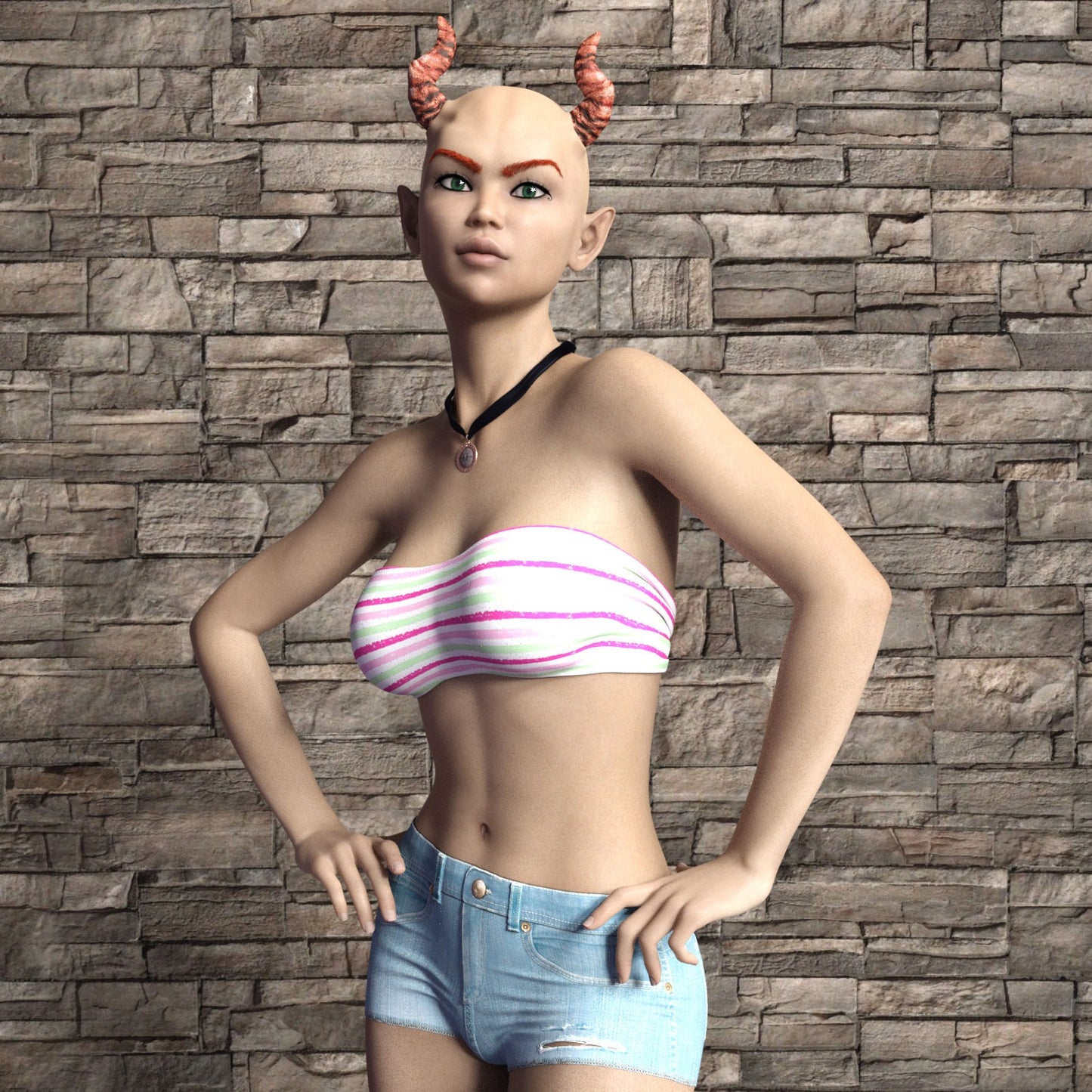 3DL Hween Keyara - Genesis 8 Female Character