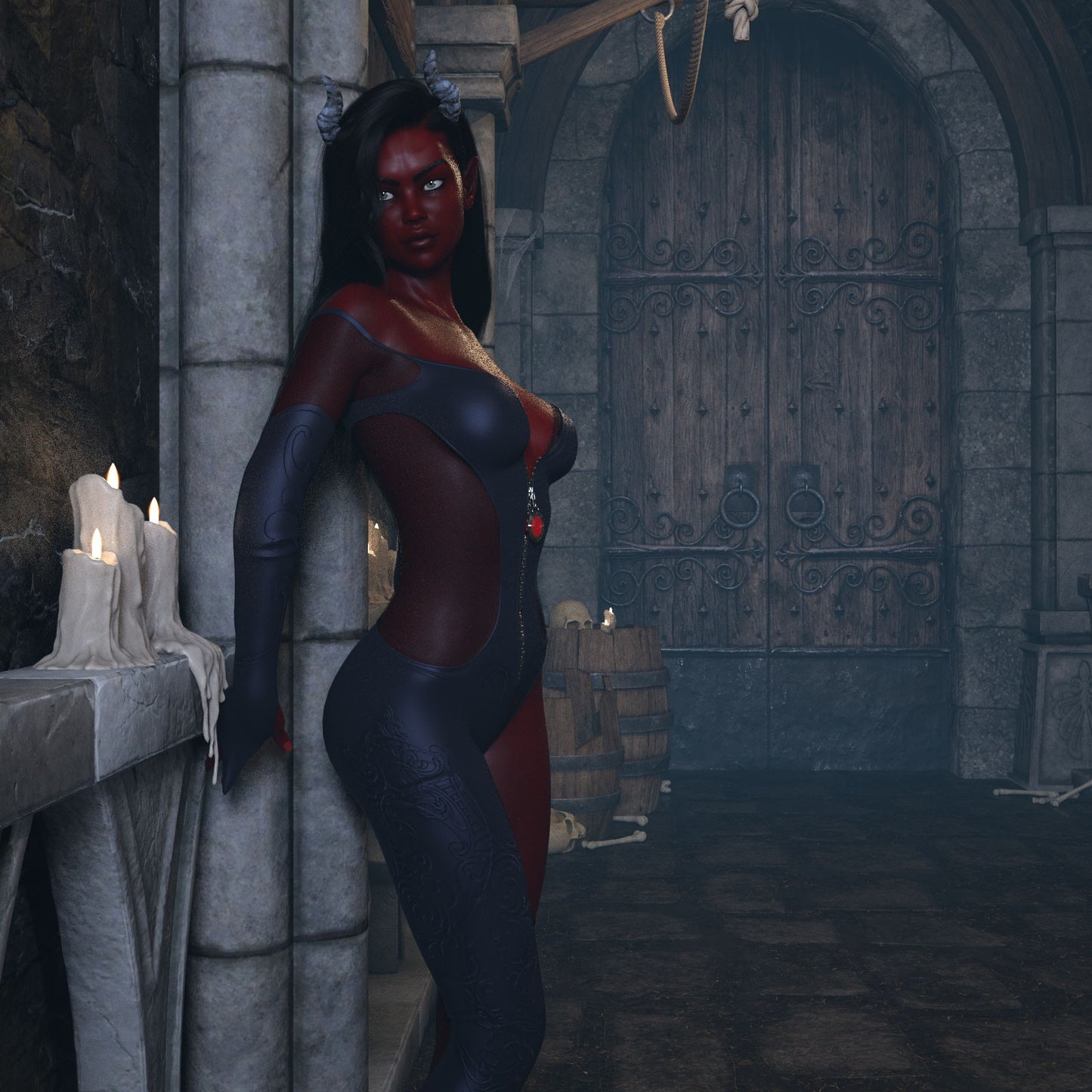 3DL Hween Keyara - Genesis 8 Female Character