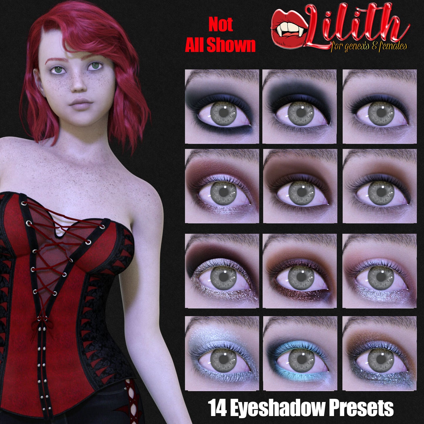 3DL Lilith - Genesis 8 Female Character