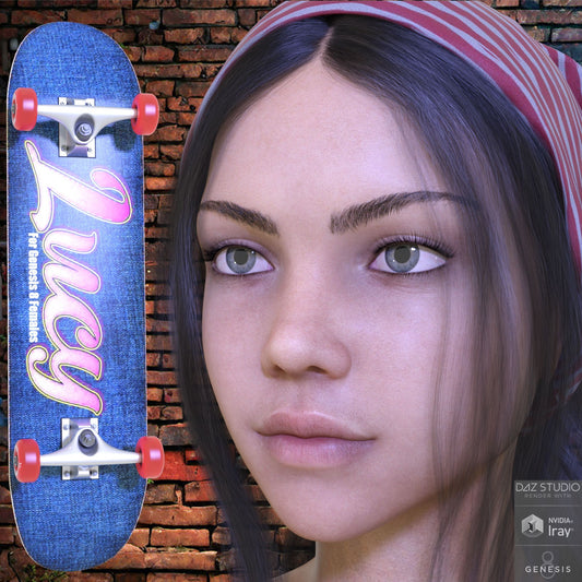 3DL Lucy - Genesis 8 Female Character - DAZ Studio - Dreamlight 3D Store