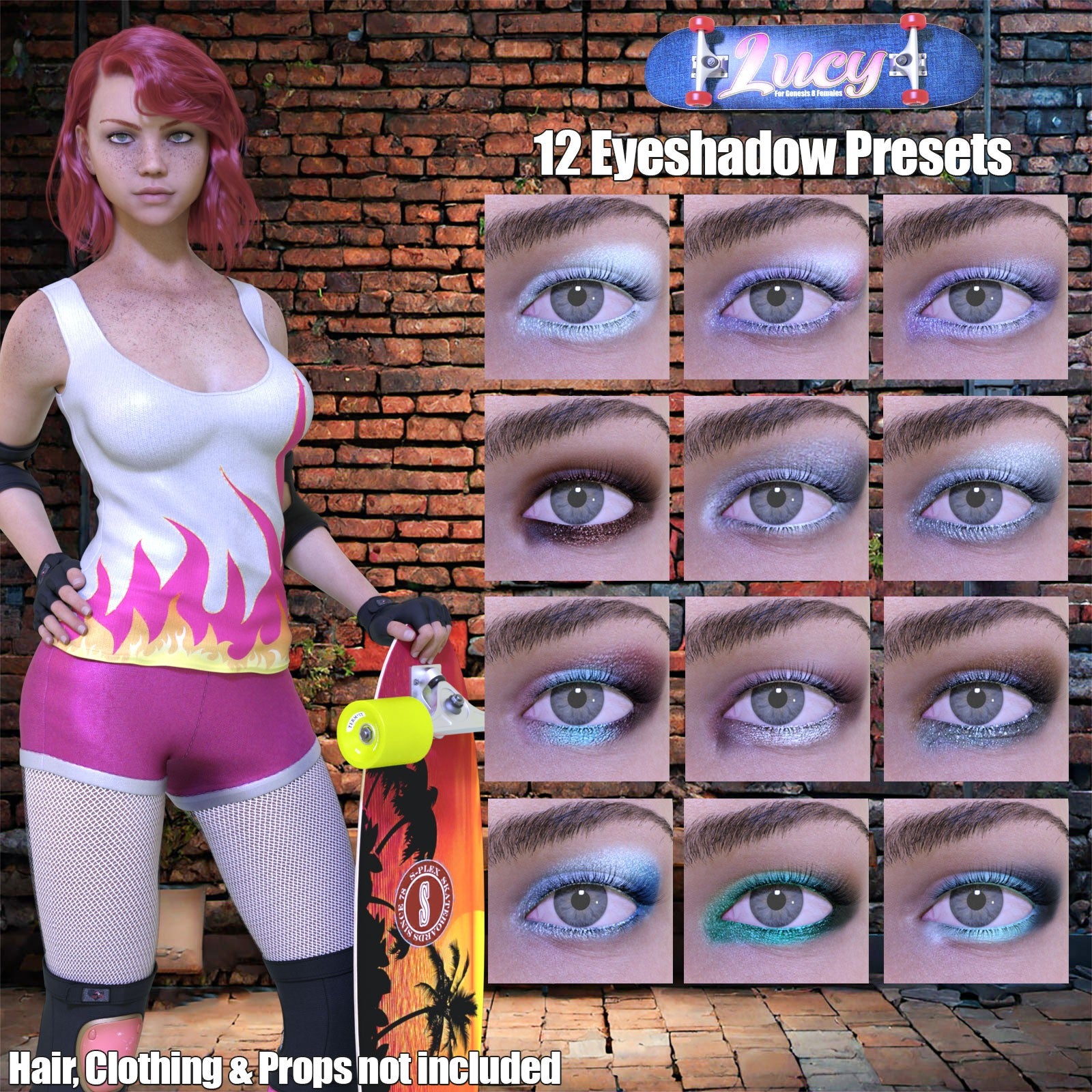 3DL Lucy - Genesis 8 Female Character - DAZ Studio - Dreamlight 3D Store