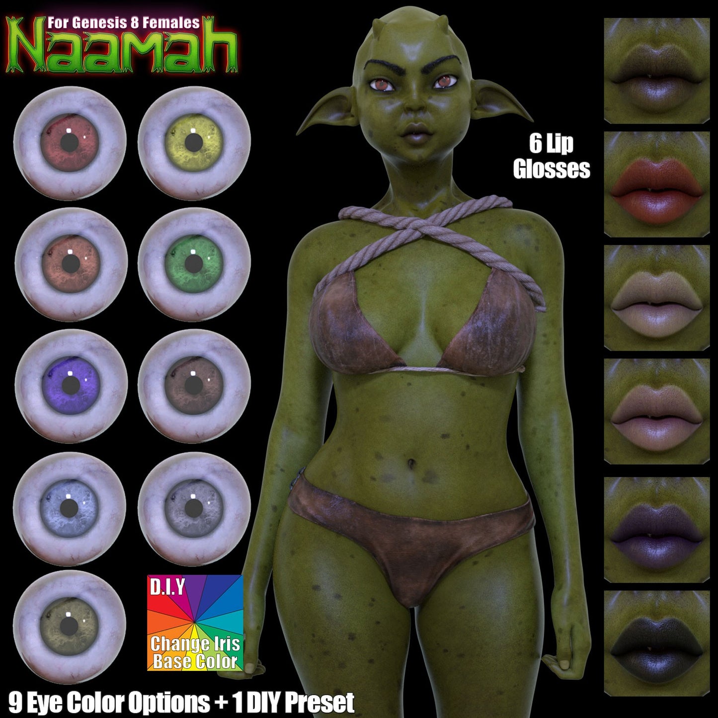 3DL Hween Naamah - Genesis 8 Female Character