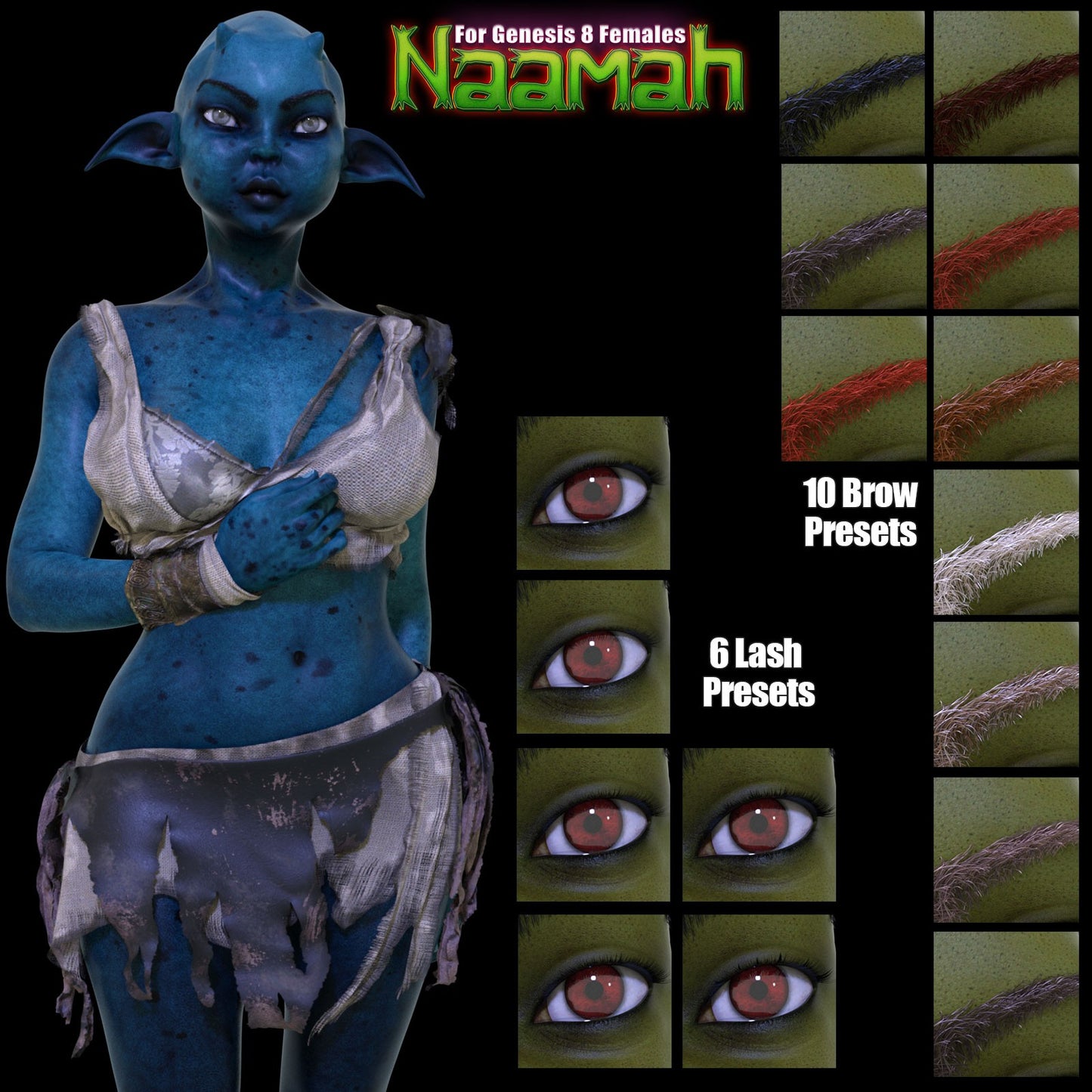 3DL Hween Naamah - Genesis 8 Female Character