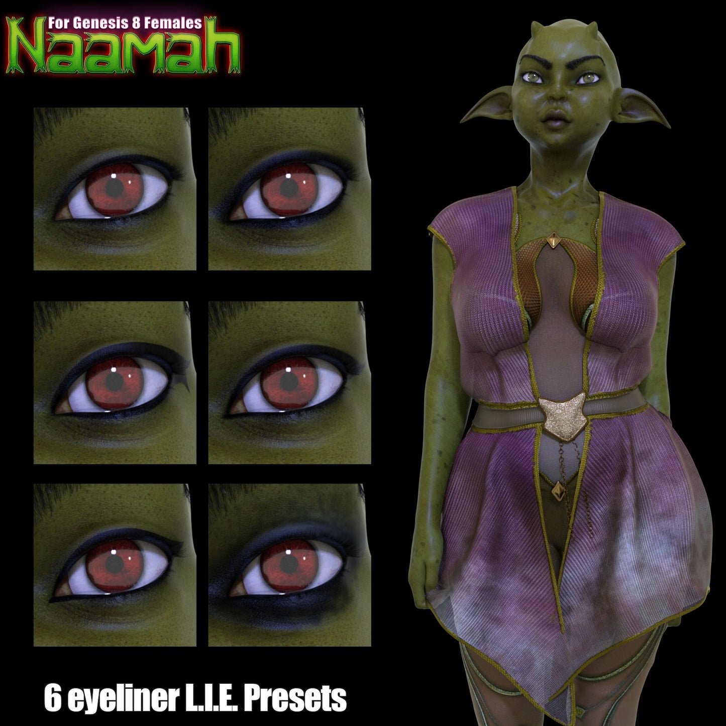 3DL Hween Naamah - Genesis 8 Female Character