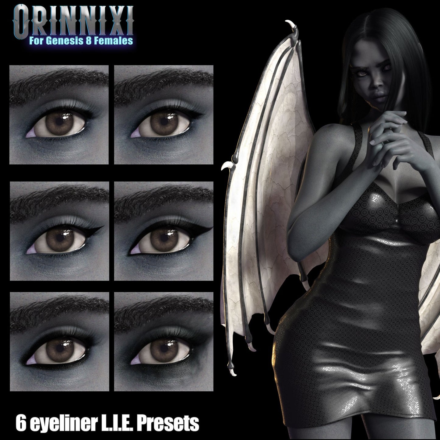 3DL Hween Orinnixi - Genesis 8 Female Character