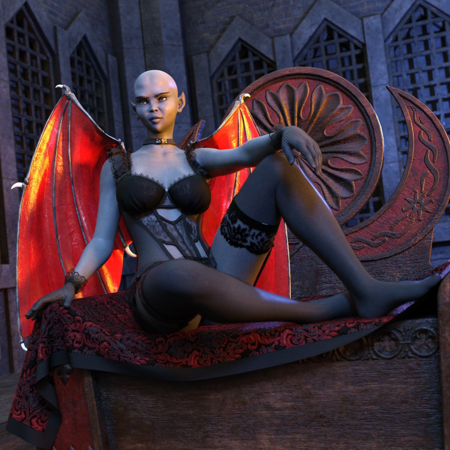 3DL Hween Orinnixi - Genesis 8 Female Character