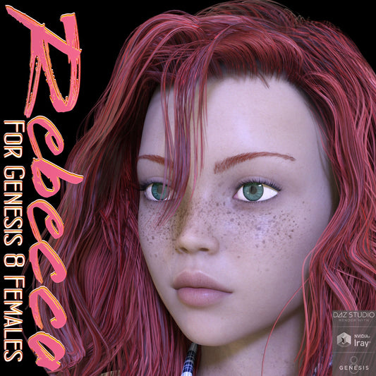 3DL Rebecca - Genesis 8 Female Character - DAZ Studio