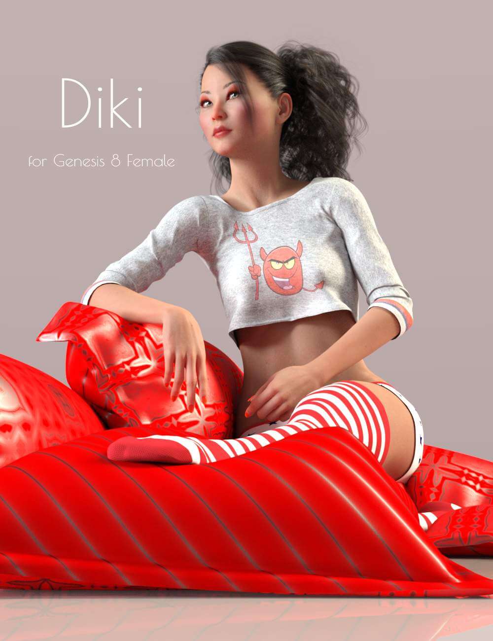 Diki - Genesis 8 Female Character - DAZ Studio - Dreamlight 3D Store