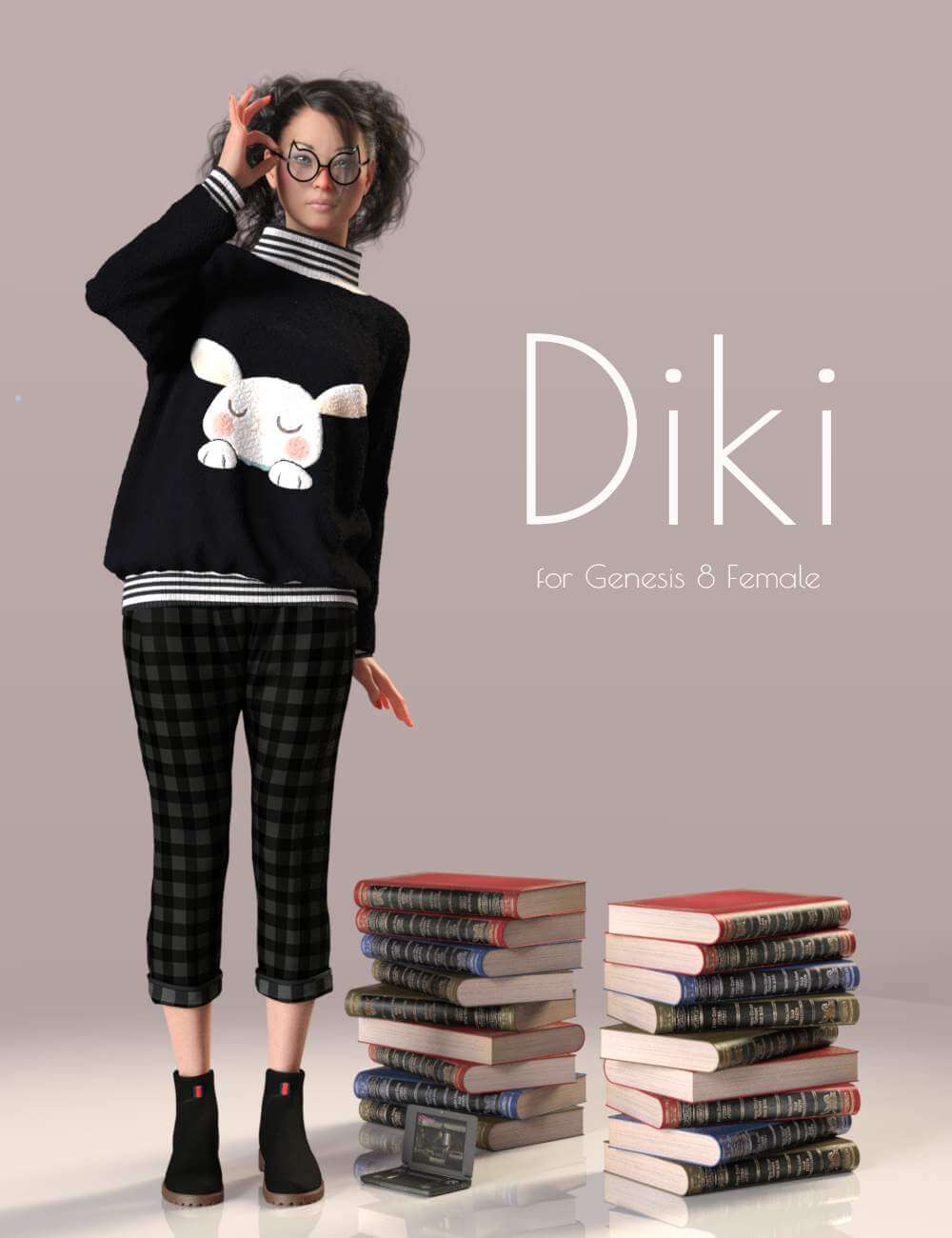 Diki - Genesis 8 Female Character - DAZ Studio - Dreamlight 3D Store